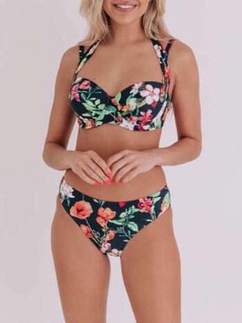 Bomain Venice Navy/Print Bikini 