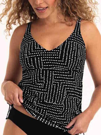 Rosa Faia Badmode Malaika Tankini Top zwart