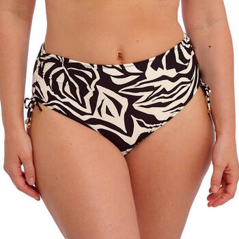Fantasie Swim Aruba Nights High Waist Bikini Brief Black & Cream