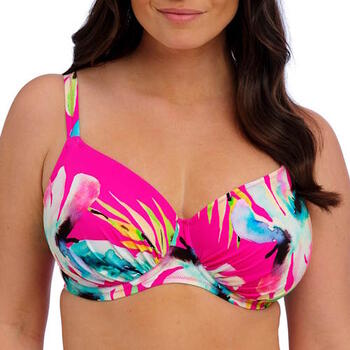 Fantasie Swim Carabelita Uw Gathered Full Cup Bikini Top Peony