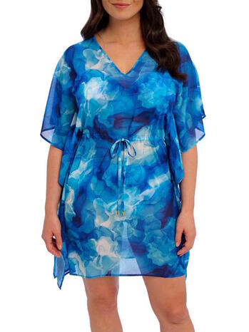 Fantasie Swim Saunton Sands Kaftan Dazzling Blue