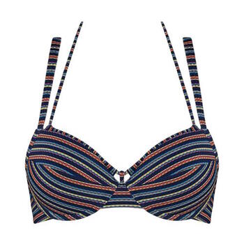 Marlies Dekkers Sample Holi Vintage Marine Rainbow Push Up Bikini Top