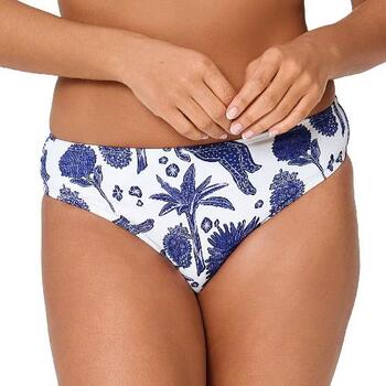 LingaDore Beach Bikini Broekje Blue White Print