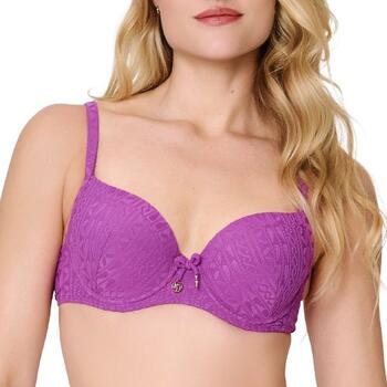 LingaDore Beach Voorgevormde Bikini top Sparkling Grape