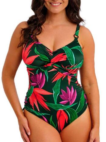 Fantasie Swim Pichola Mangrove Uw Twist Front Swimsuit With Adjustable Leg