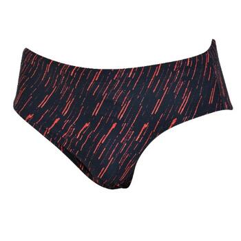 Naturana Badmode Zwemslip Schwarz-Rot