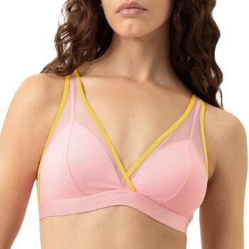 Mey Lingerie Poetry Almost Sheer triangle bra pink nectar