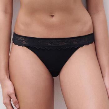Chantelle Floral Touch Tanga Zwart