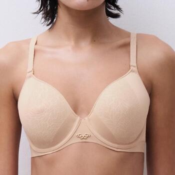 Chantelle Pure Lace Covering spacer bra Goudkleurig Beige