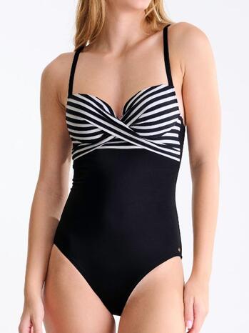 Lisca Swimwear Bondi Beach Voorgevormd Balconnette-Badpak Black