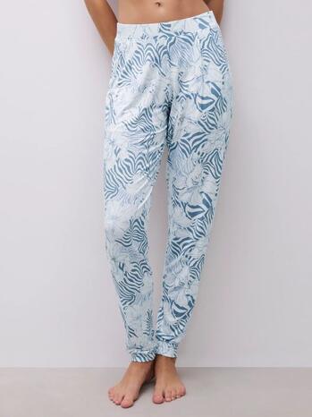Femilet Nachtmode Loraine Long pants Pastel flowers