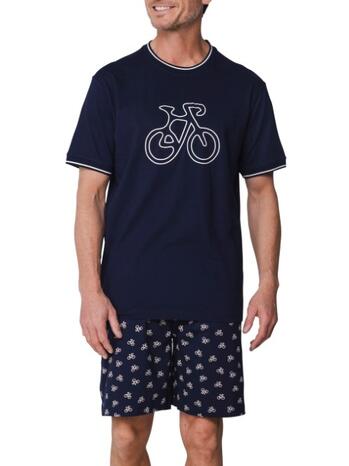Pastunette Heren Shortama Dark Blue