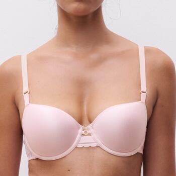 Chantelle Monogram Half-cup memory bra Nymphea Pink / Lavandin
