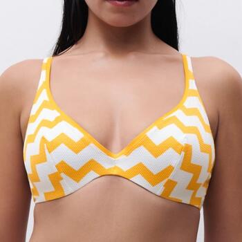 Chantelle Badmode Totem Plunge underwired bra Hypnotic Yellow