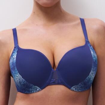 Chantelle Spice Covering t-shirt bra Navy gradient