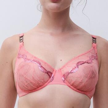 Chantelle Xtravagant Plunge underwired bra Pompelmoes