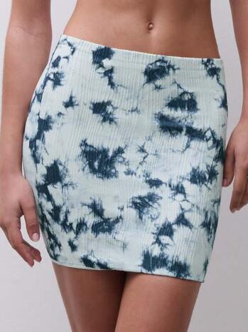 Chantelle Badmode Beach One Size Mini skirt Splash Denim