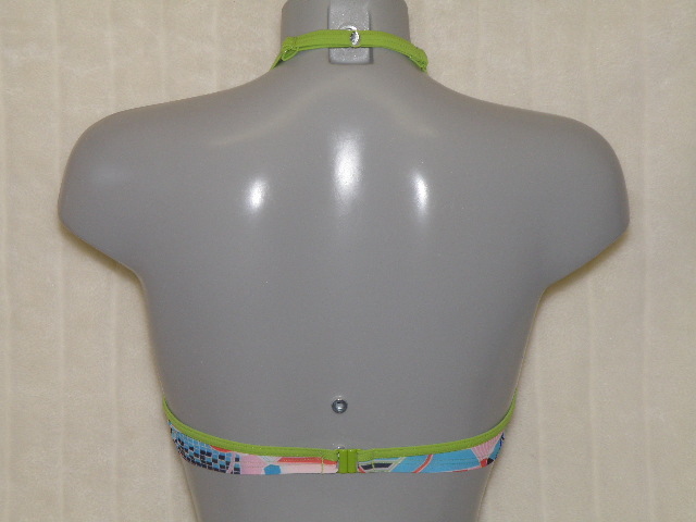 Marlies Dekkers Badmode Yellow Submarine print/groen voorgevormde bikinitop
