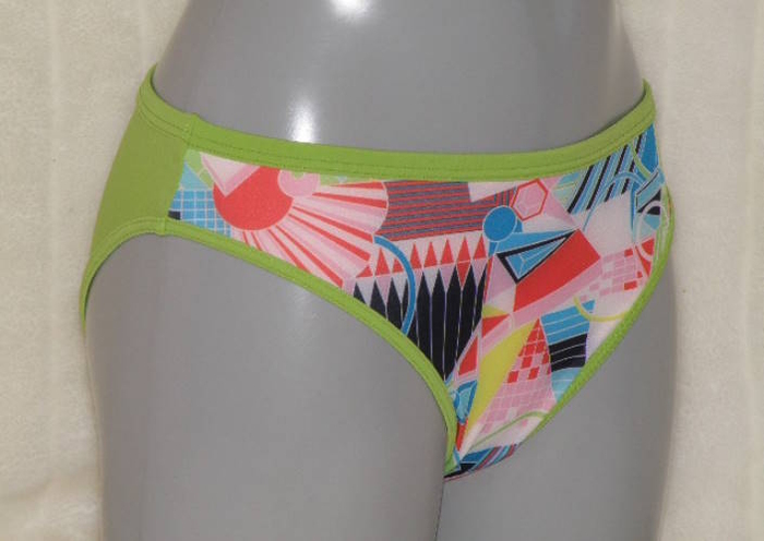 Marlies Dekkers Badmode Yellow Submarine print/groen bikini broekje