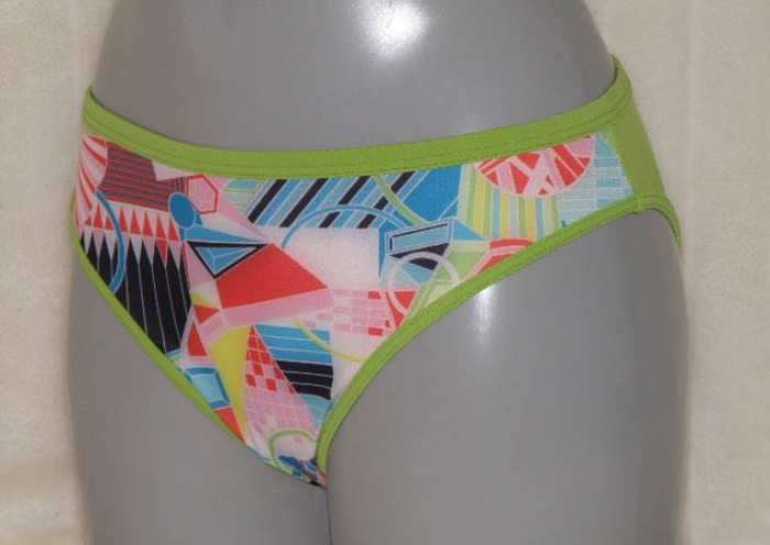 Marlies Dekkers Badmode Yellow Submarine print/groen bikini broekje
