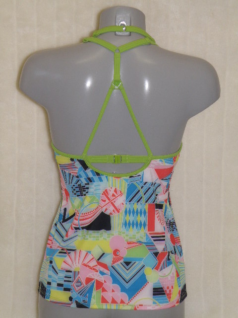 Marlies Dekkers Badmode Yellow Submarine print/groen tankini top