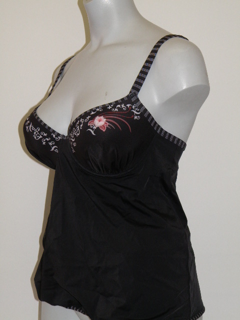 Marlies Dekkers Badmode Nusa Dua zwart/print tankini top