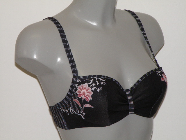Marlies Dekkers Badmode Nusa Dua zwart/print voorgevormde bikinitop