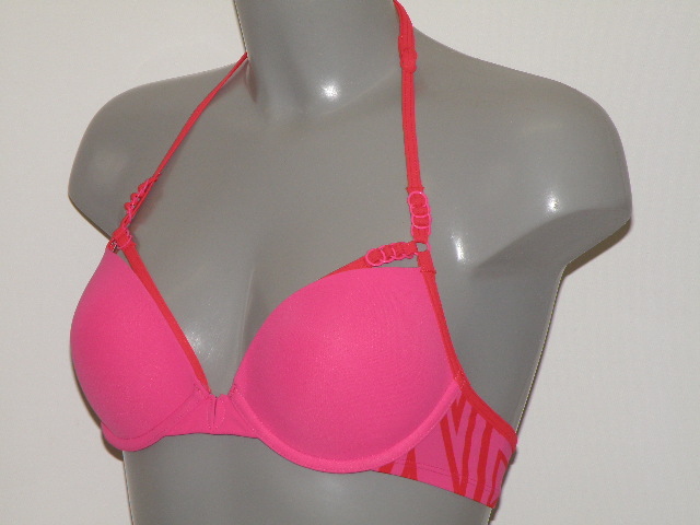 Marlies Dekkers Badmode Ta Moko roze/rood voorgevormde bikinitop