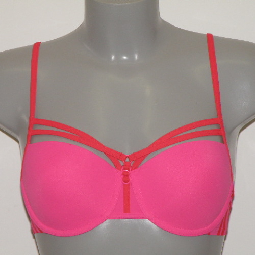 Marlies Dekkers Badmode Ta Moko roze/rood voorgevormde bikinitop