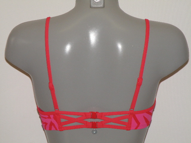 Marlies Dekkers Badmode Ta Moko roze/rood voorgevormde bikinitop