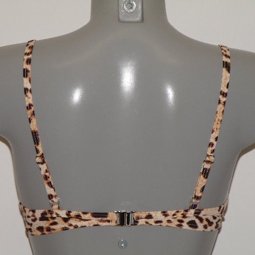 Sapph Badmode Bloomingdal bruin/roze voorgevormde bikinitop