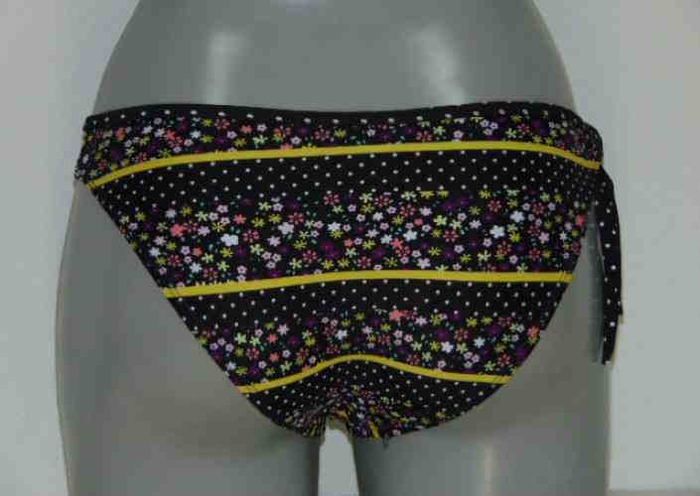 LingaDore Beach Dutchies zwart/print bikini broekje