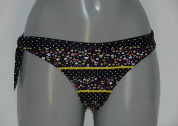LingaDore Beach Dutchies zwart/print bikini broekje