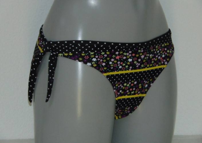 LingaDore Beach Dutchies zwart/print bikini broekje