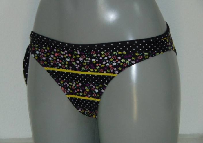 LingaDore Beach Dutchies zwart/print bikini broekje