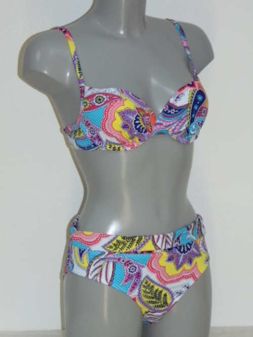 Nickey Nobel Paisley roze/print bikini set
