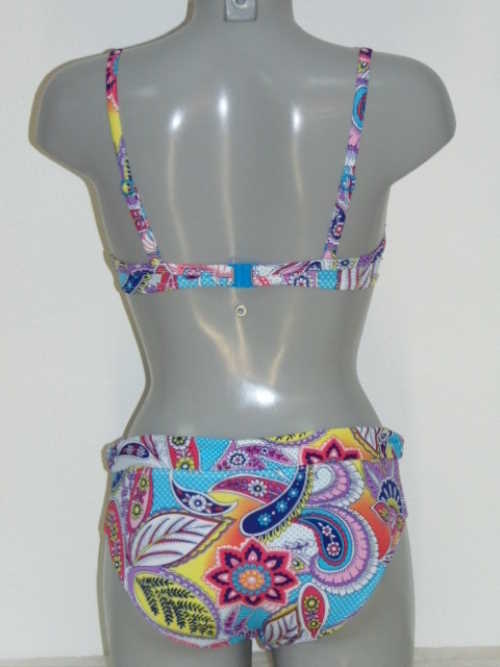 Nickey Nobel Paisley roze/print bikini set