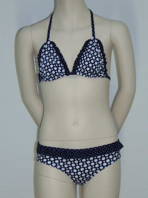 Nickey Nobel Dot marine blauw/wit bikini set