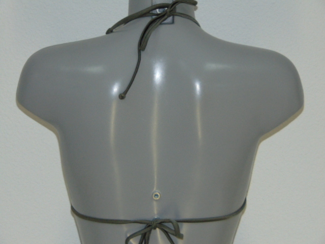 Sapph Badmode Bubbles khaki voorgevormde bikinitop