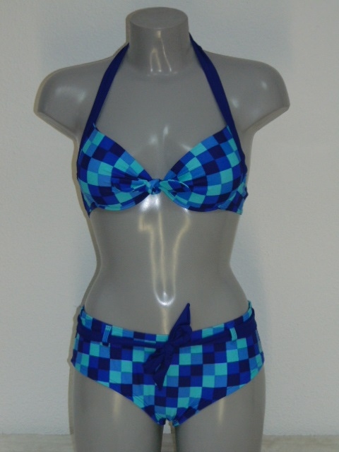 Shiwi Checkered blauw bikini set