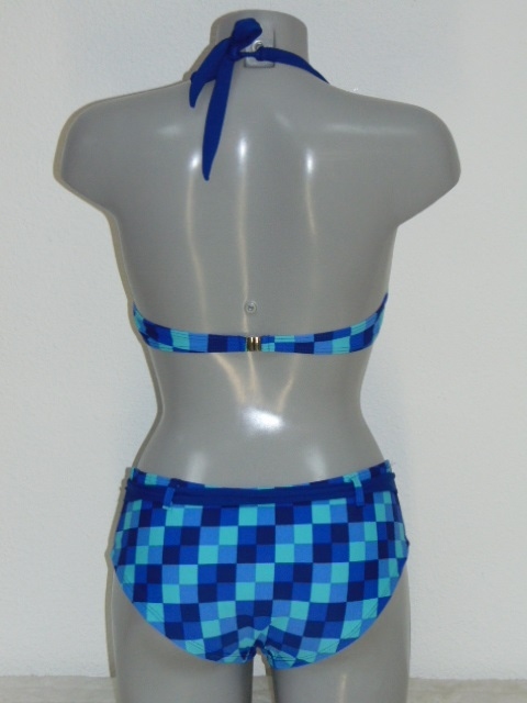 Shiwi Checkered blauw bikini set