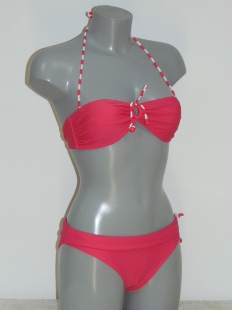 Shiwi Pattern coral bikini set