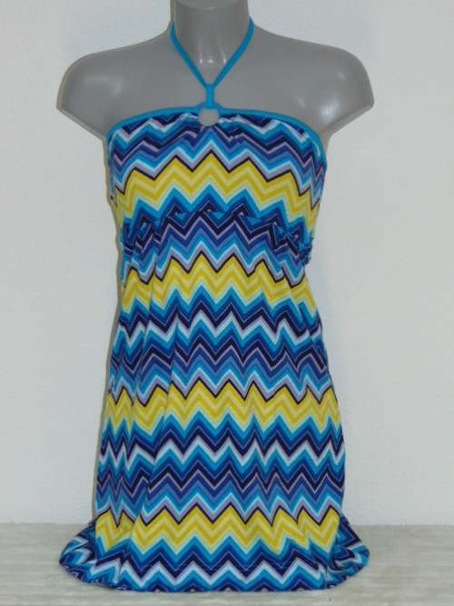 Shiwi Rainbow blauw strandjurk