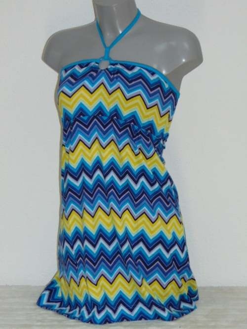 Shiwi Rainbow blauw strandjurk