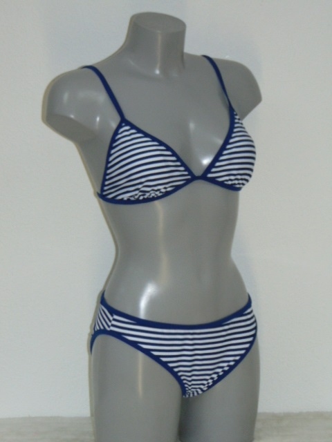 Shiwi Horizona wit/marine blauw bikini set