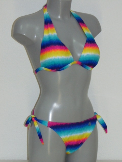 Shiwi Rainbow blauw/multicolor bikini set