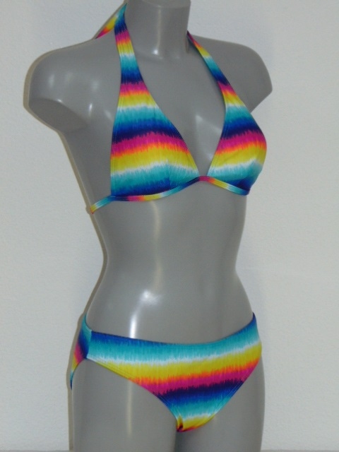 Shiwi Rainbow blauw/multicolor bikini set