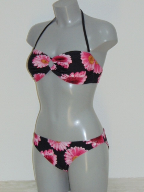Shiwi INEKE zwart/roze bikini set