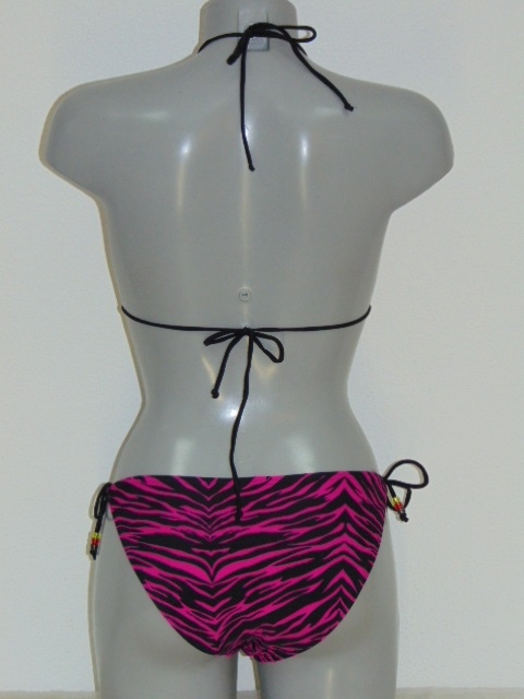 Shiwi Joyce zwart/roze bikini set