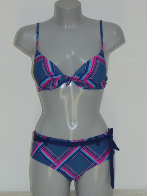 Shiwi Gerda grijs/roze bikini set